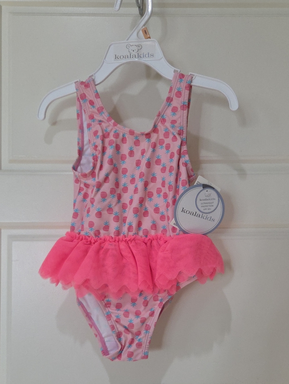 Koala Kids Toddler Pink Pineapple Swimsuit